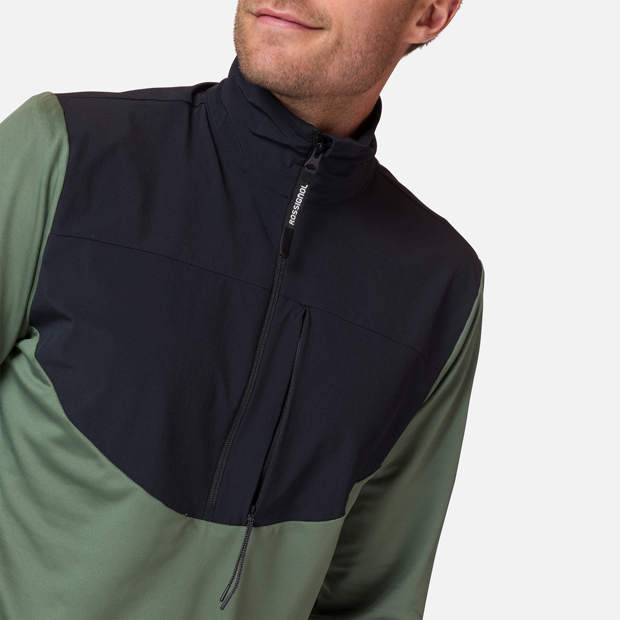 Couche intermédiaire semi-zippé homme