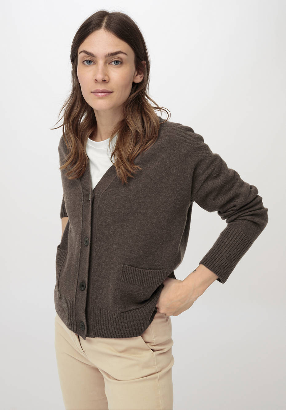 Strickjacke aus reiner Lambswool