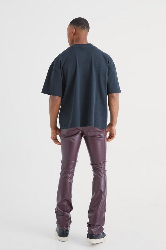 Skinny Schlaghose mit Applikation