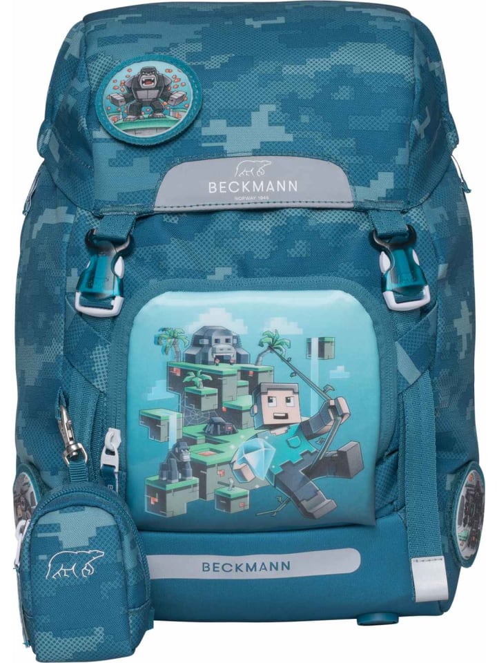BECKMANN Beckmann Schulranzenset Classic 22 - 6-Tlg. Set Jungle Game günstig kaufen onesize