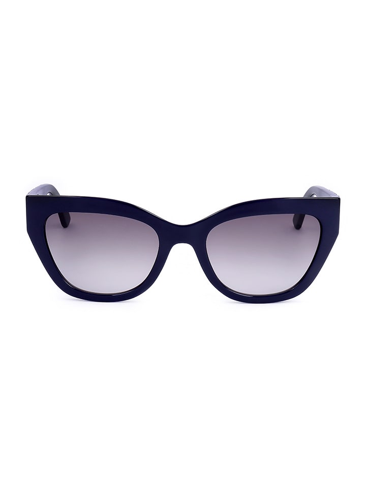 Longchamp Damen-Sonnenbrille in Dunkelblau günstig kaufen 55