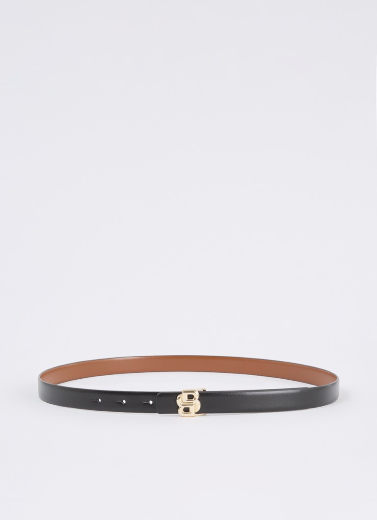 Curea reversibilă din piele cu logo HUGO BOSS