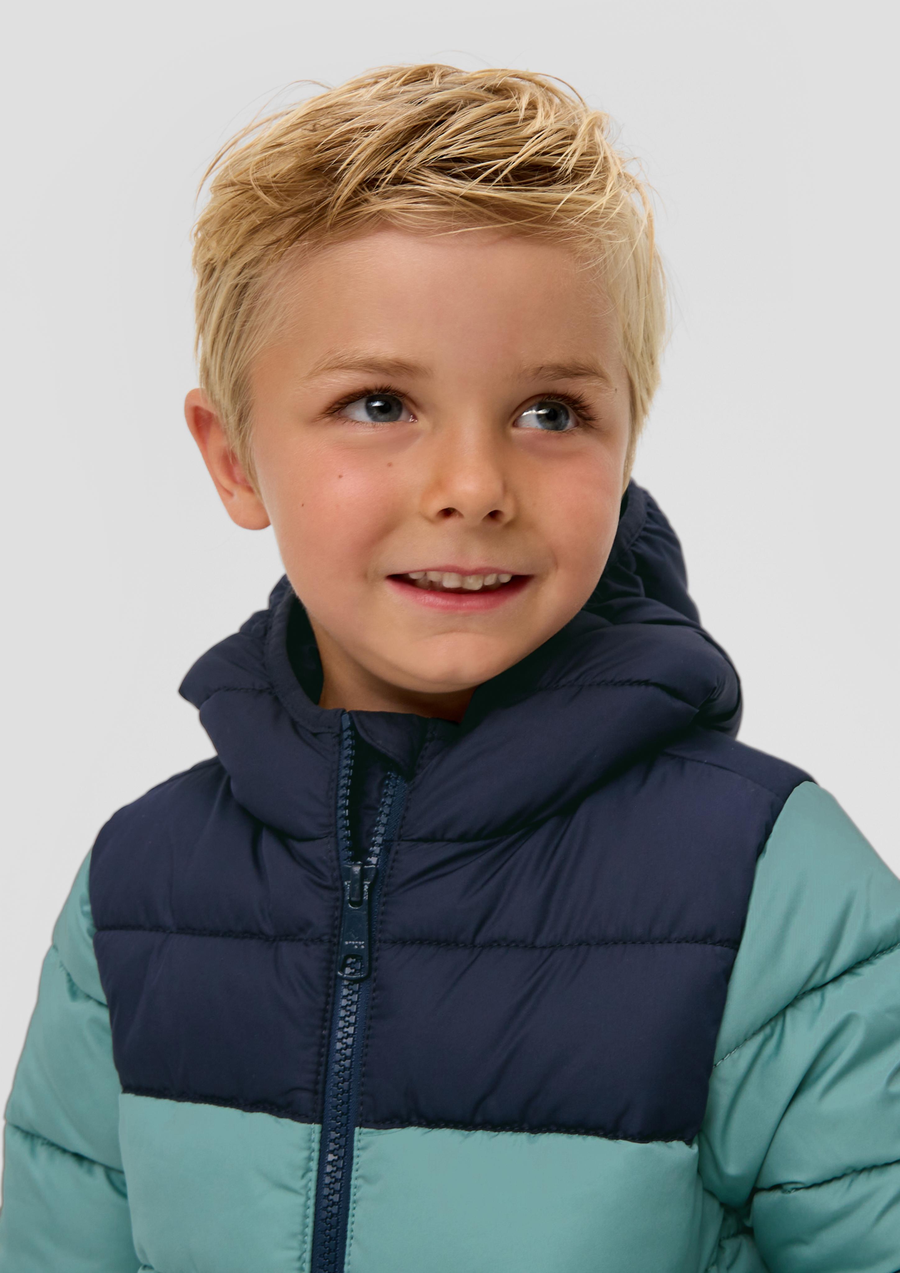 Gesteppte Jacke mit Kapuze  2140435-6554