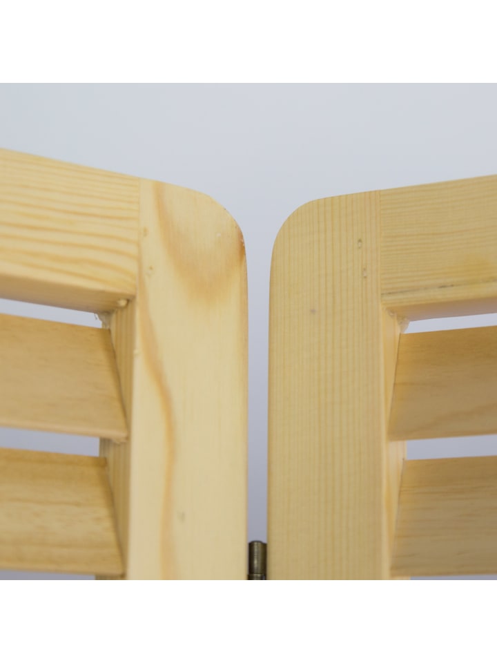 Homestyle4u 3-tlg. Paravent in Braun 120x170 günstig kaufen onesize