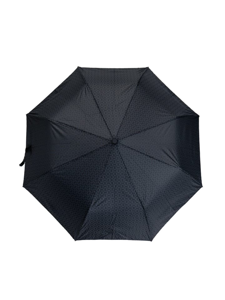 COFI 1453 Teleskop Taschenschirm mit Schutzhülle mit Muster Fiberglas-Gestell in Grau günstig kaufen 100 cm