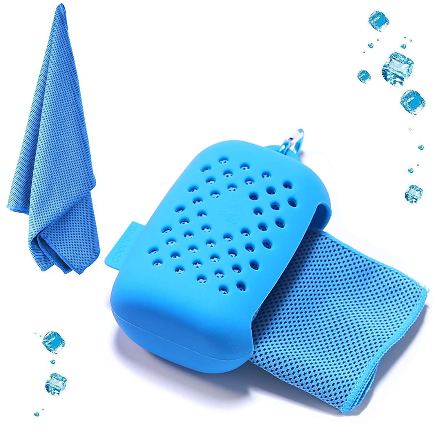 FeelGlad Sporthandtuch Kühltuch, Gym Towel für Fitness Gym Yoga and Outdoor