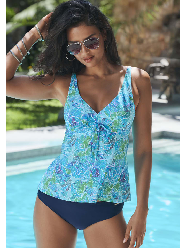 Sunseeker Bügel-Tankini-Top in türkis bedruckt günstig kaufen
