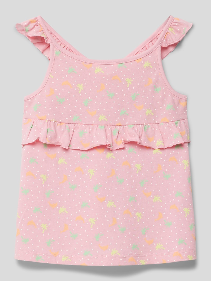 Trägertop mit Allover-Muster in rosa