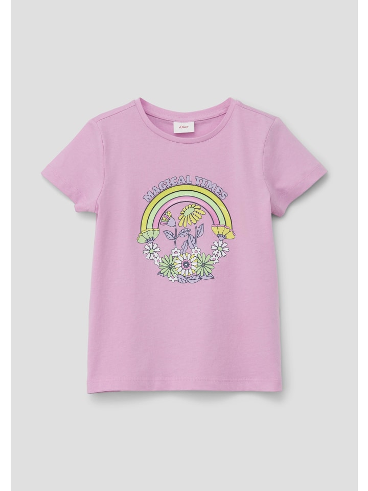 s.Oliver T-Shirt kurzarm in Pink günstig kaufen