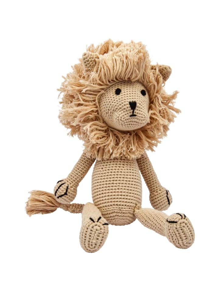 miniHeld Handgestrickter Löwe Lionel gehäkelt Spielzeug 32 cm aus Baumwolle 0 Monate günstig kaufen onesize