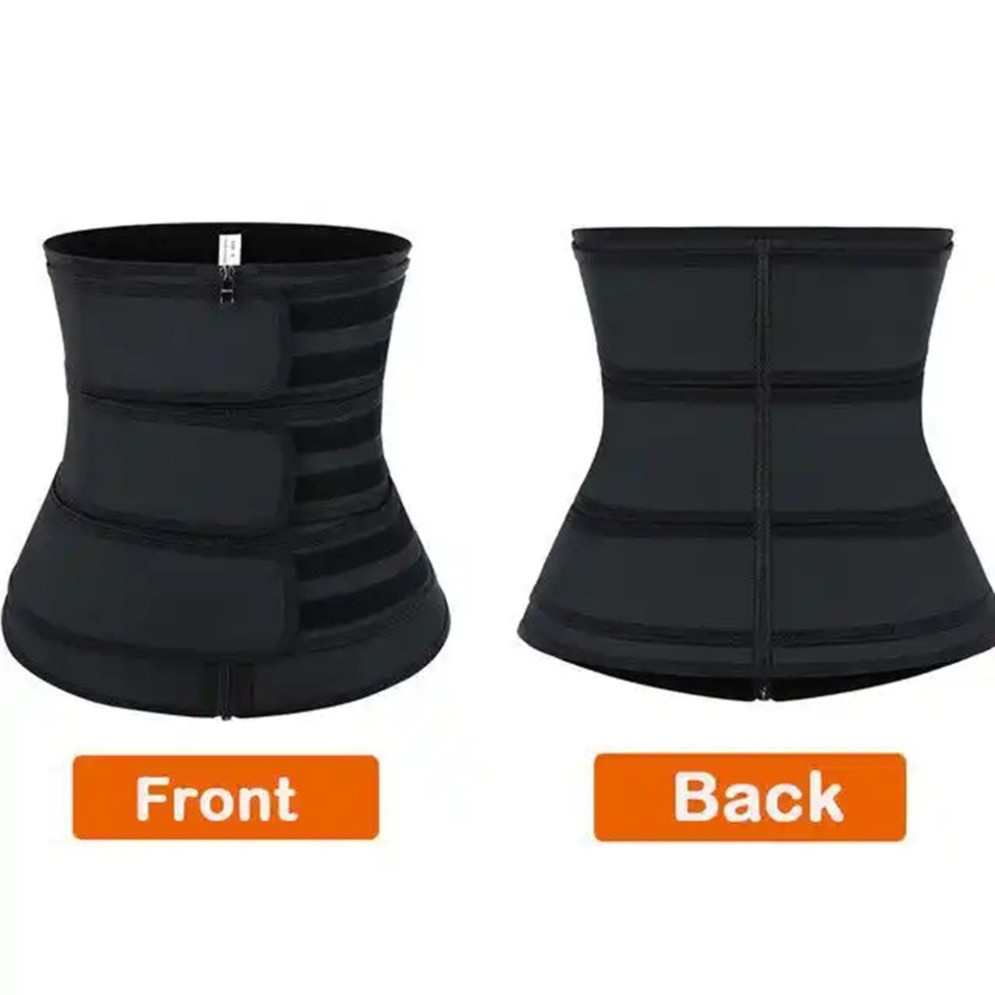 Technofit Bauchweggürtel Waist Trainer, Taillenformer verstellbar Bauchwickelgürtel