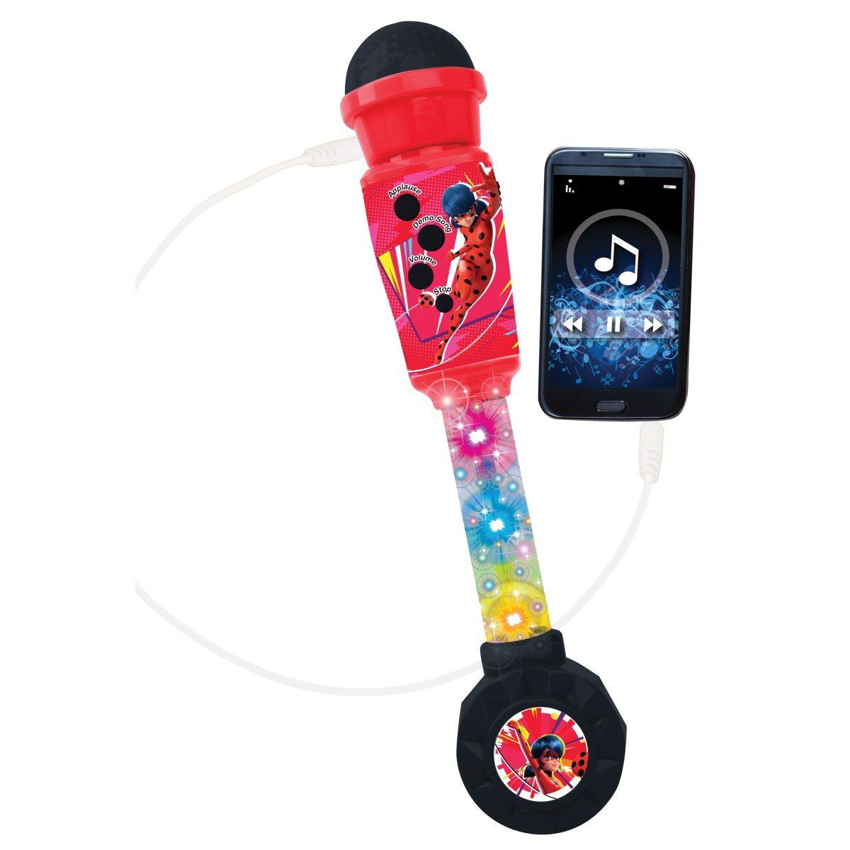 Lexibook® Miraculous Mikrofon mit Licht und Lautsprecher CD-Player