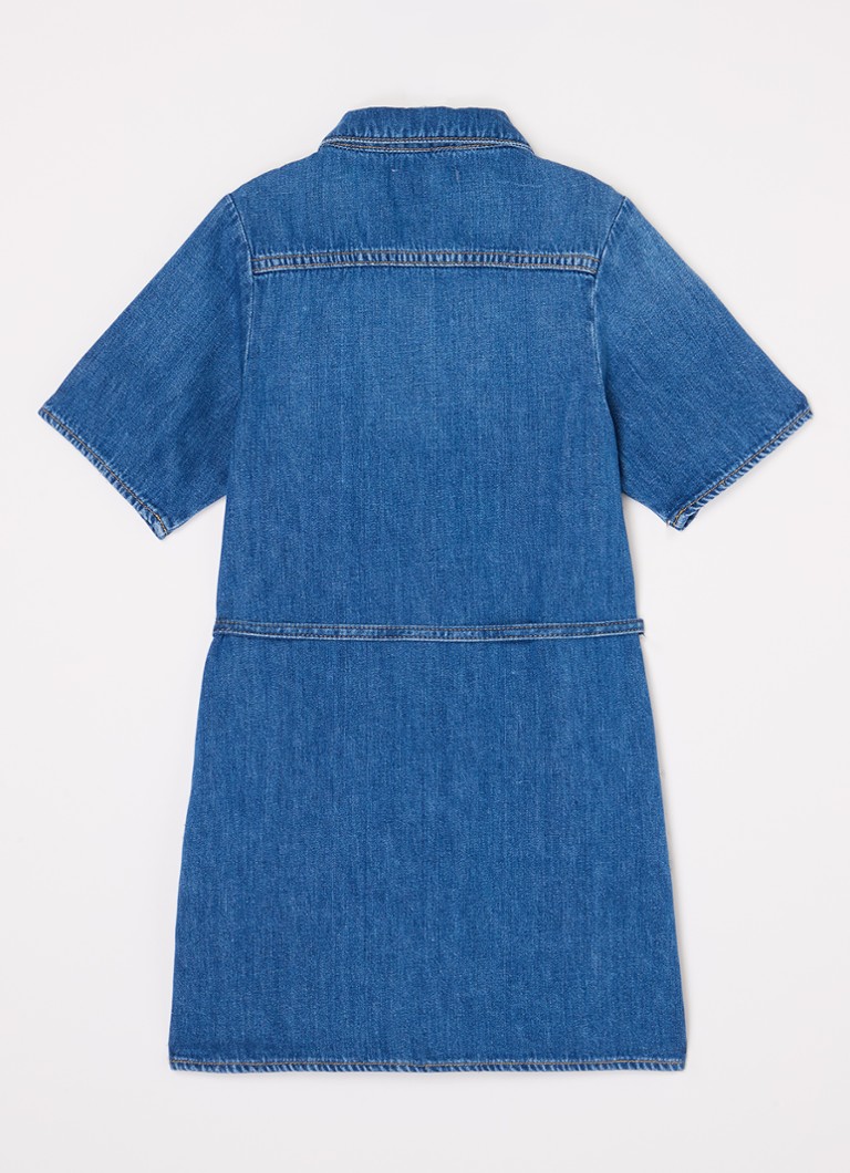 Calvin Klein  Jurk van chambray met logoborduring