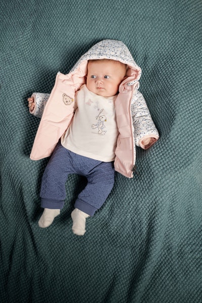 Wendejacke, weiß für Mädchen