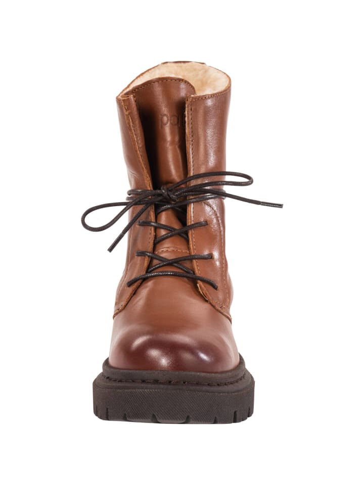 palado Schnürstiefeletten in Brown/Brown günstig kaufen