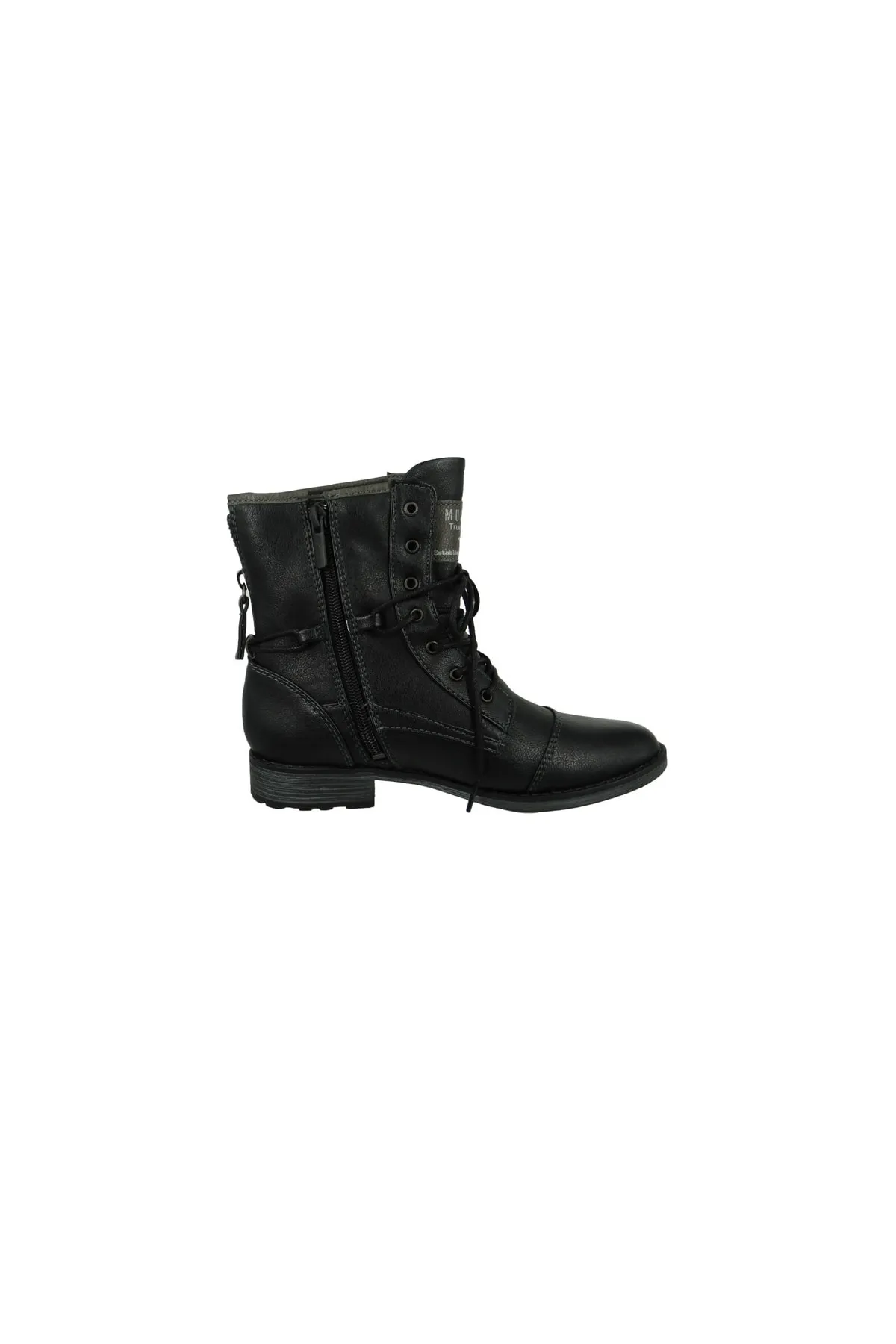 Mustang  Stiefelette - Schwarz - Blockabsatz