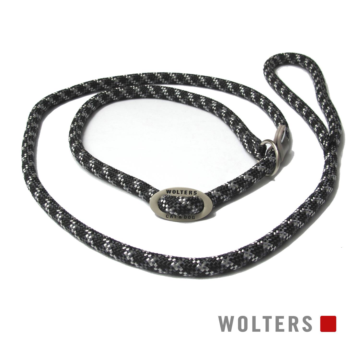 Wolters Hundeleinen Wolters Moxonleine Everest schwarz 1,8 m, 9 mm