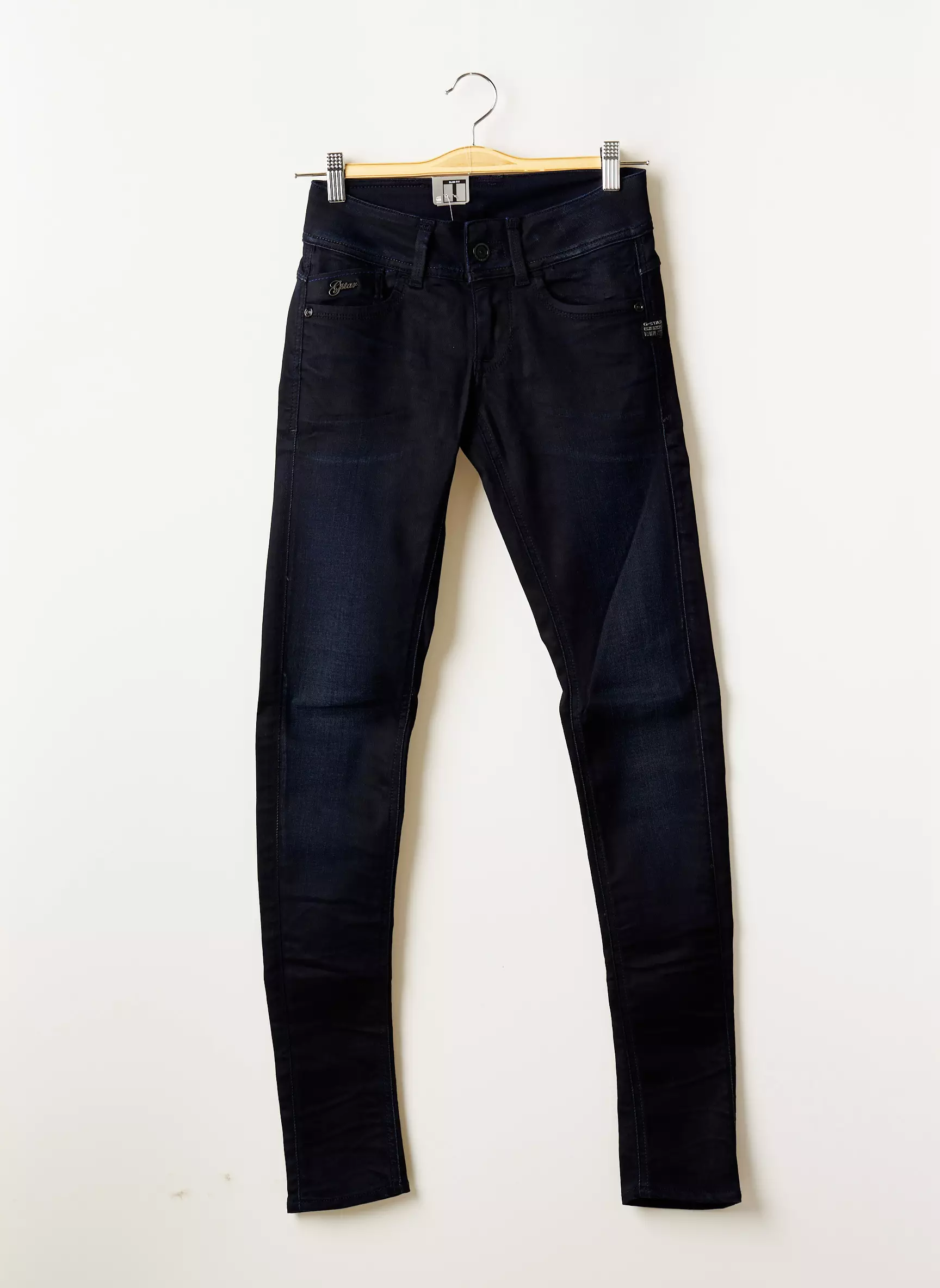 G Star Jeans Skinny Femme couleur bleu