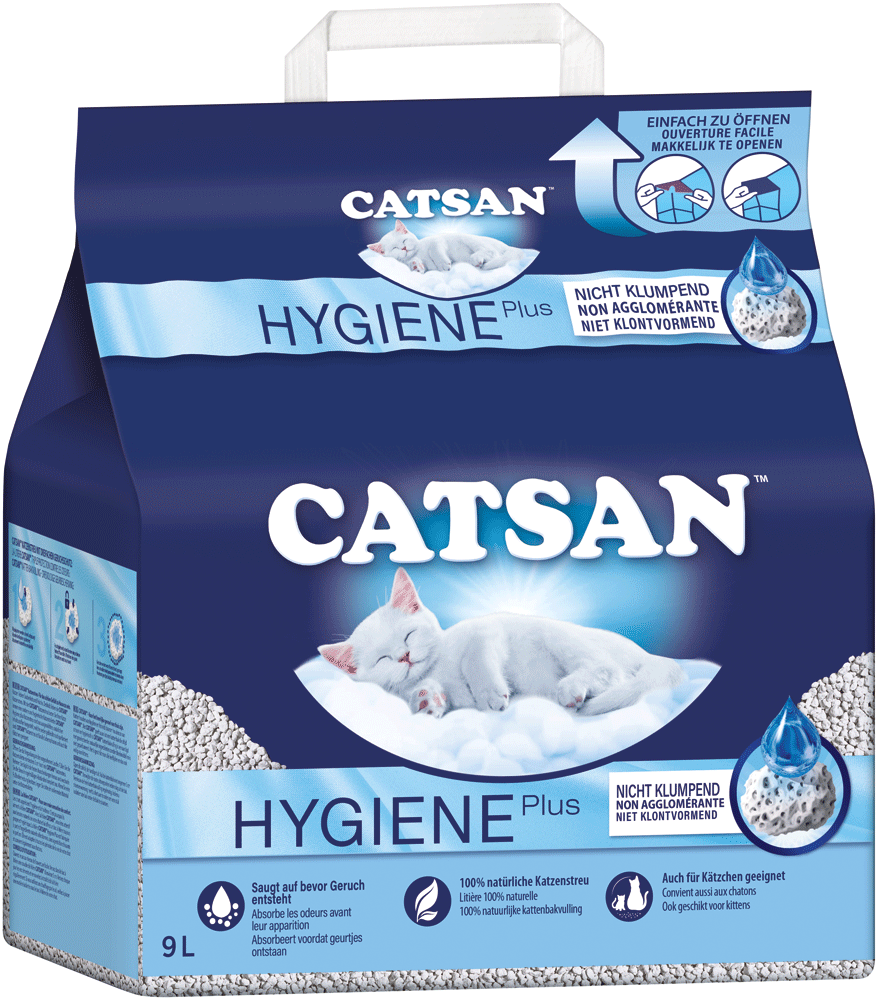 CATSAN Katzenstreu CATSAN Hygiene Plus Streu 9 l