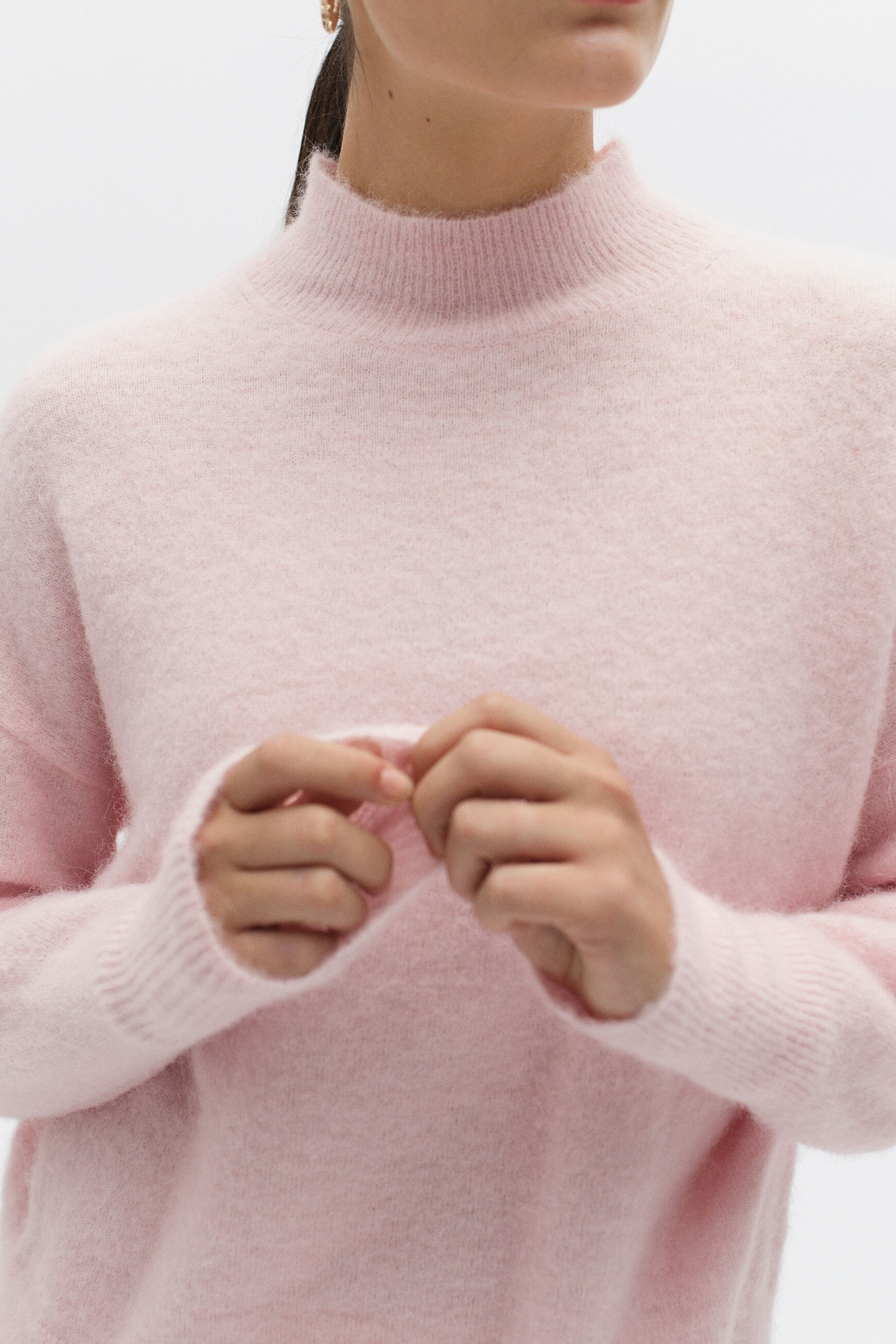 pull tamila rose clair femme