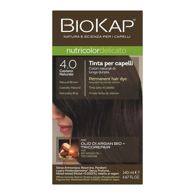 Biokap Nutricolor Delicato boja za kosu, 4.0 Brown