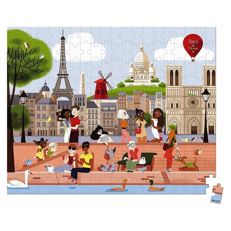 Puzzle vue de Paris 200 pièces