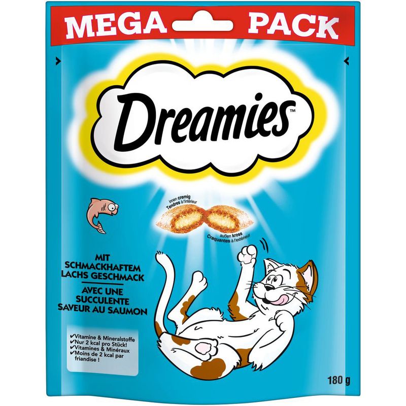 Sparpaket Dreamies Katzensnacks Mega Pack 4 x 180 g