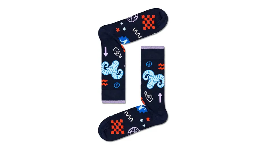 Happy Socks Unisex Socken Aries orange