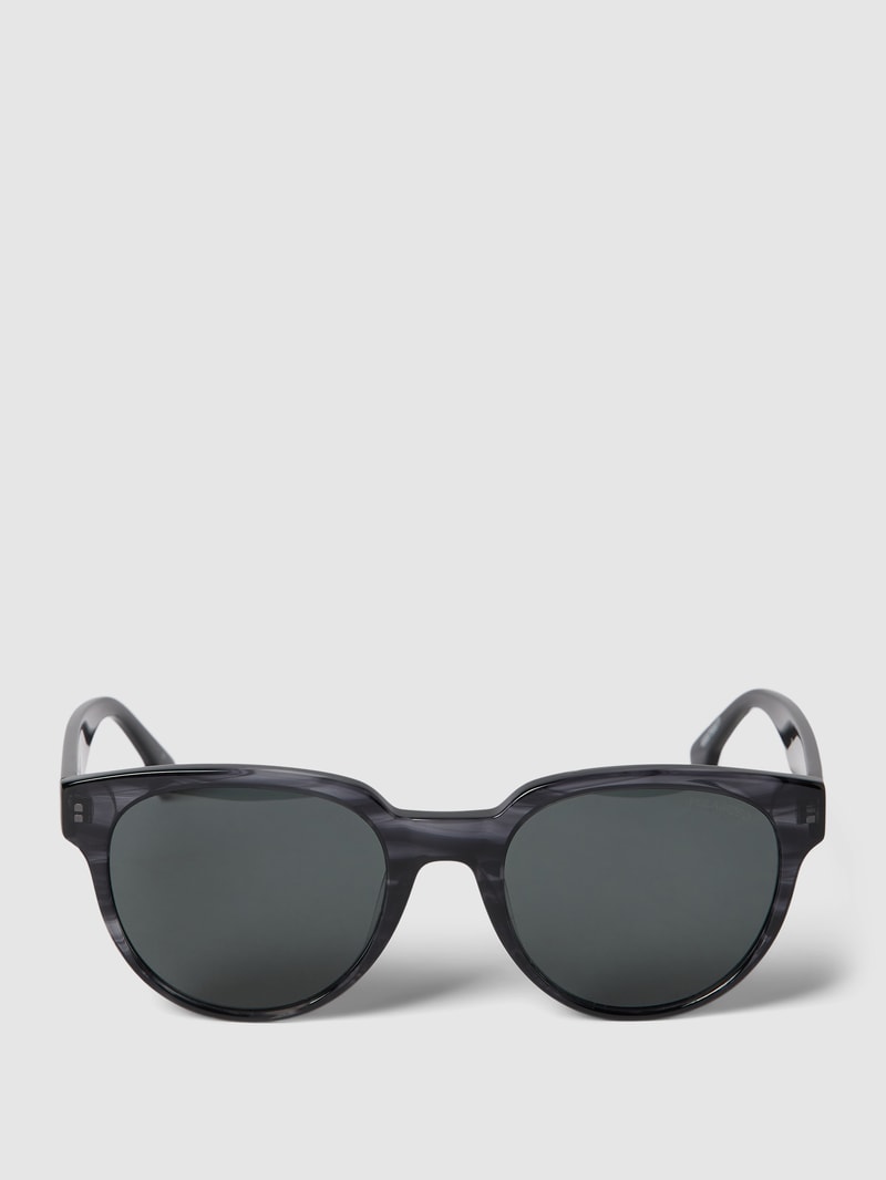 Sonnenbrille mit runden Gläsern Modell 'ROGUERY' in mittelgrau