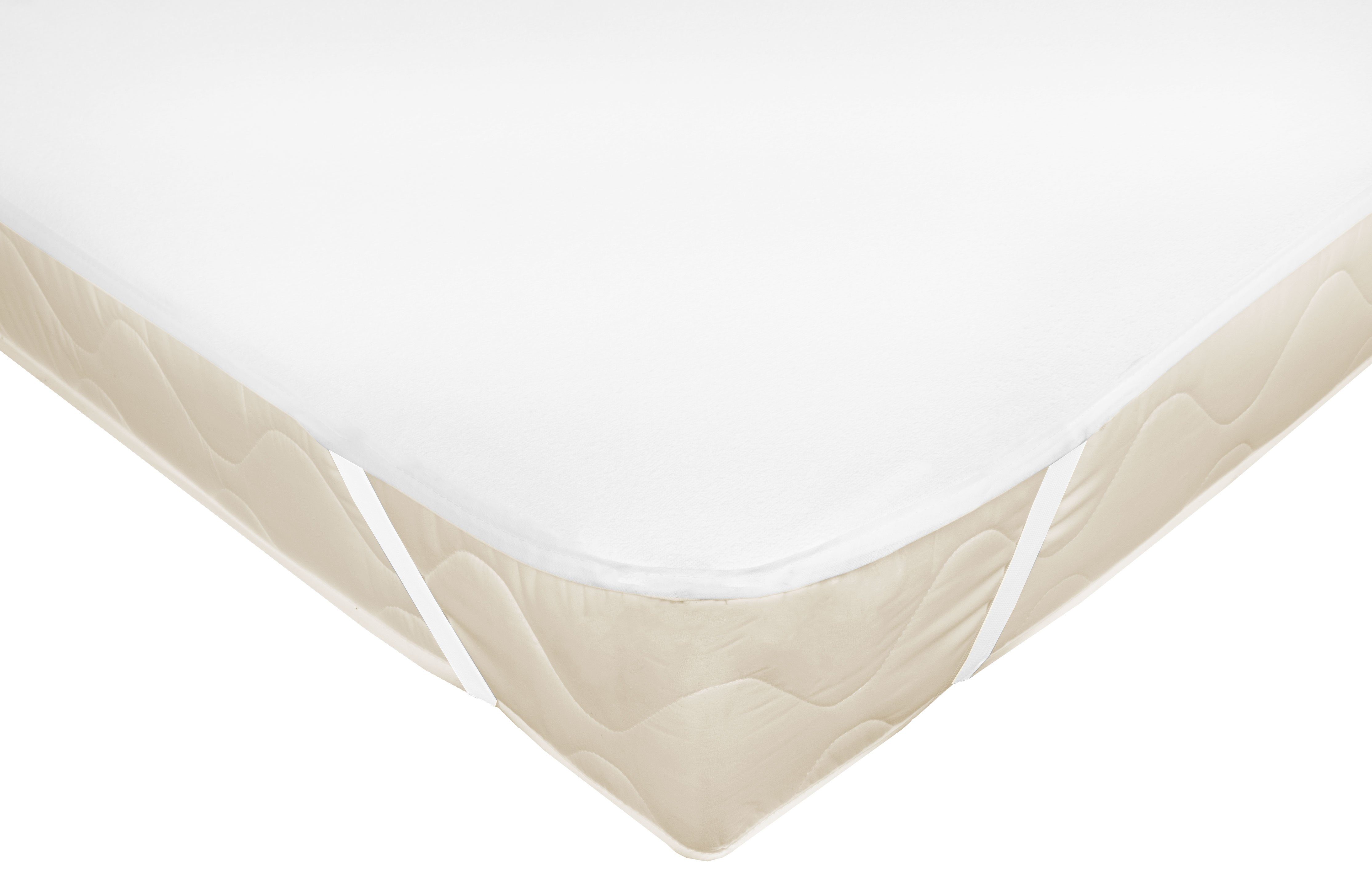 Matratzenauflage ZOLLNER, wasserundurchlässig, 70 x 140 cm, 75% Baumwolle, 25% Polyester, vom Hotelwäschespezialist