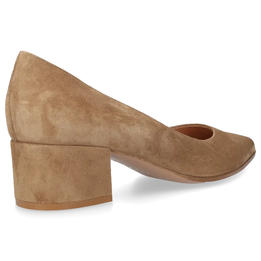 Gianvito Rossi - Pumps PIPER PUMP 45 Veloursleder - beige