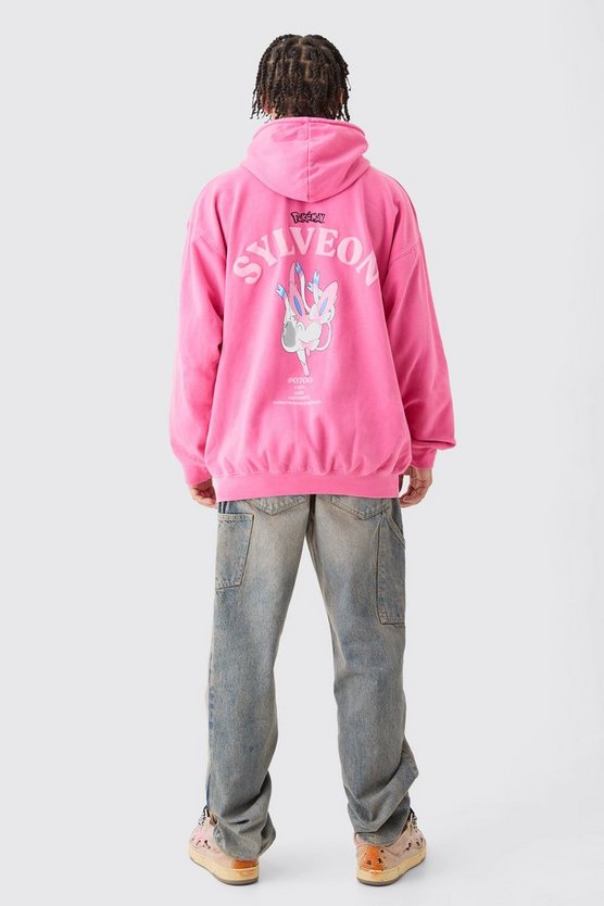 Oversize Hoodie mit lizenziertem Pokemon Sylveon Print