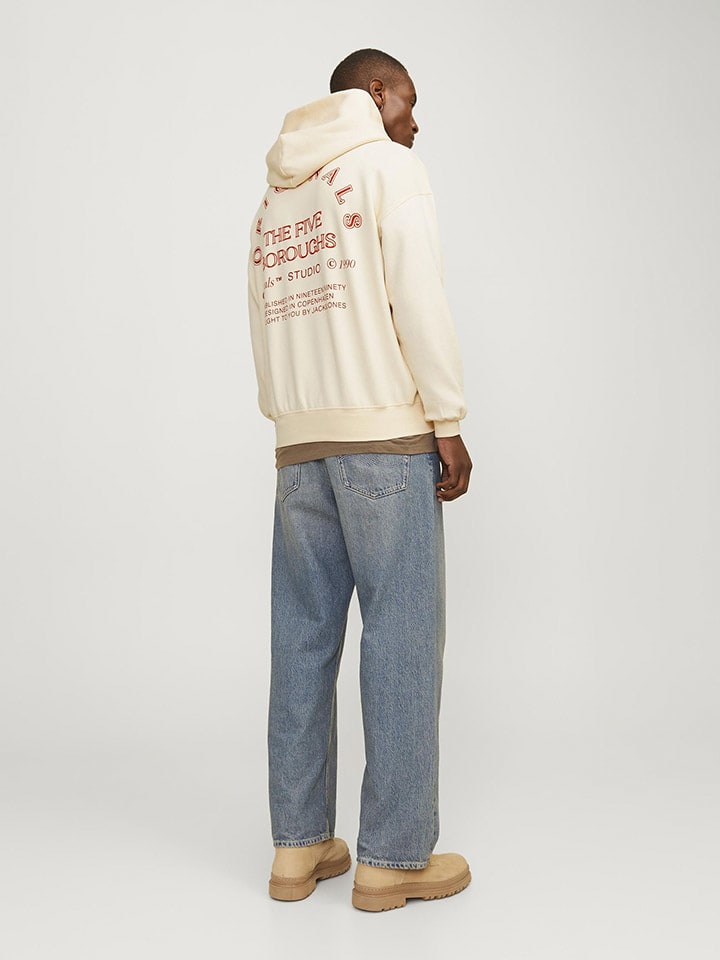 Jack & Jones Hoodie in Creme günstig kaufen