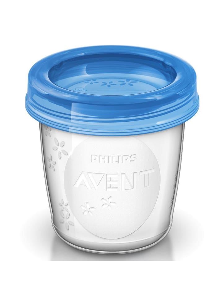 Philips Avent 22-tlg. Mehrwegbecher-Set für Muttermilch SCF618/10 in blau günstig kaufen onesize