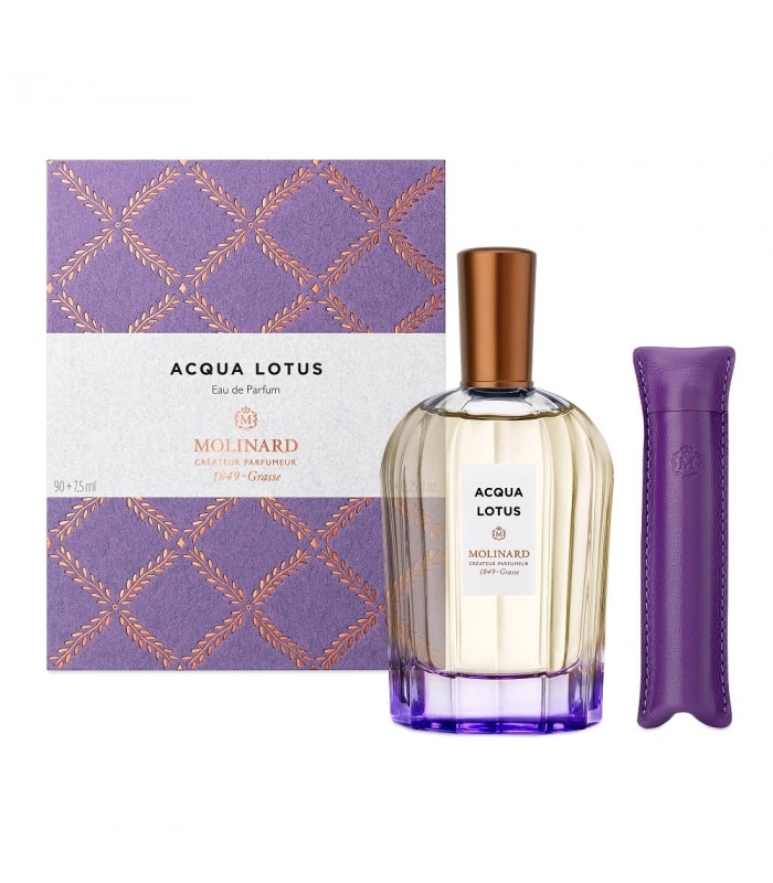 Molinard-AQUA LOTUS - COLLECTION PRIVEE-Coffret Eau de Parfum 90 + 7.5 ml