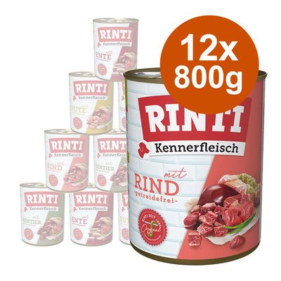 RINTI Kennerfleisch Mix 12 x 800 g