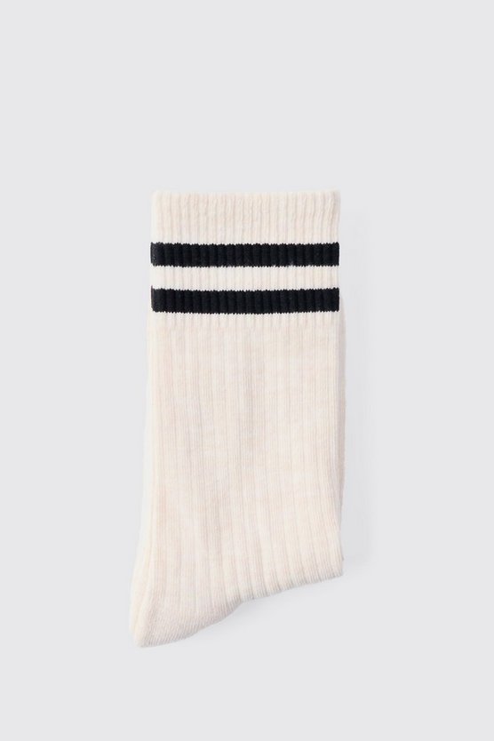 Gestreifte Socken in Waffeloptik