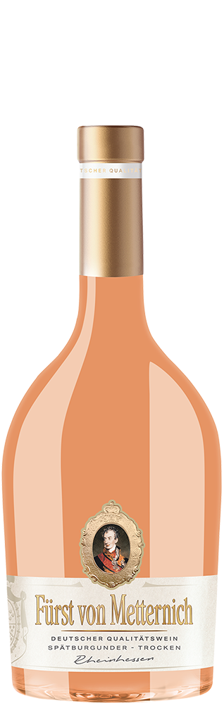 Fürst von Metternich Deutscher Qualitätswein Rheinhessen Spätburgunder Rosé Trocken