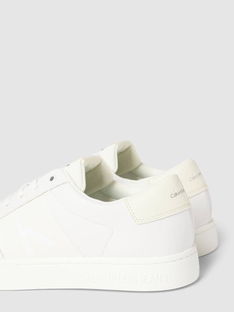 Sneaker mit Label-Detail Modell 'CLASSIC CUPSOLE' in offwhite