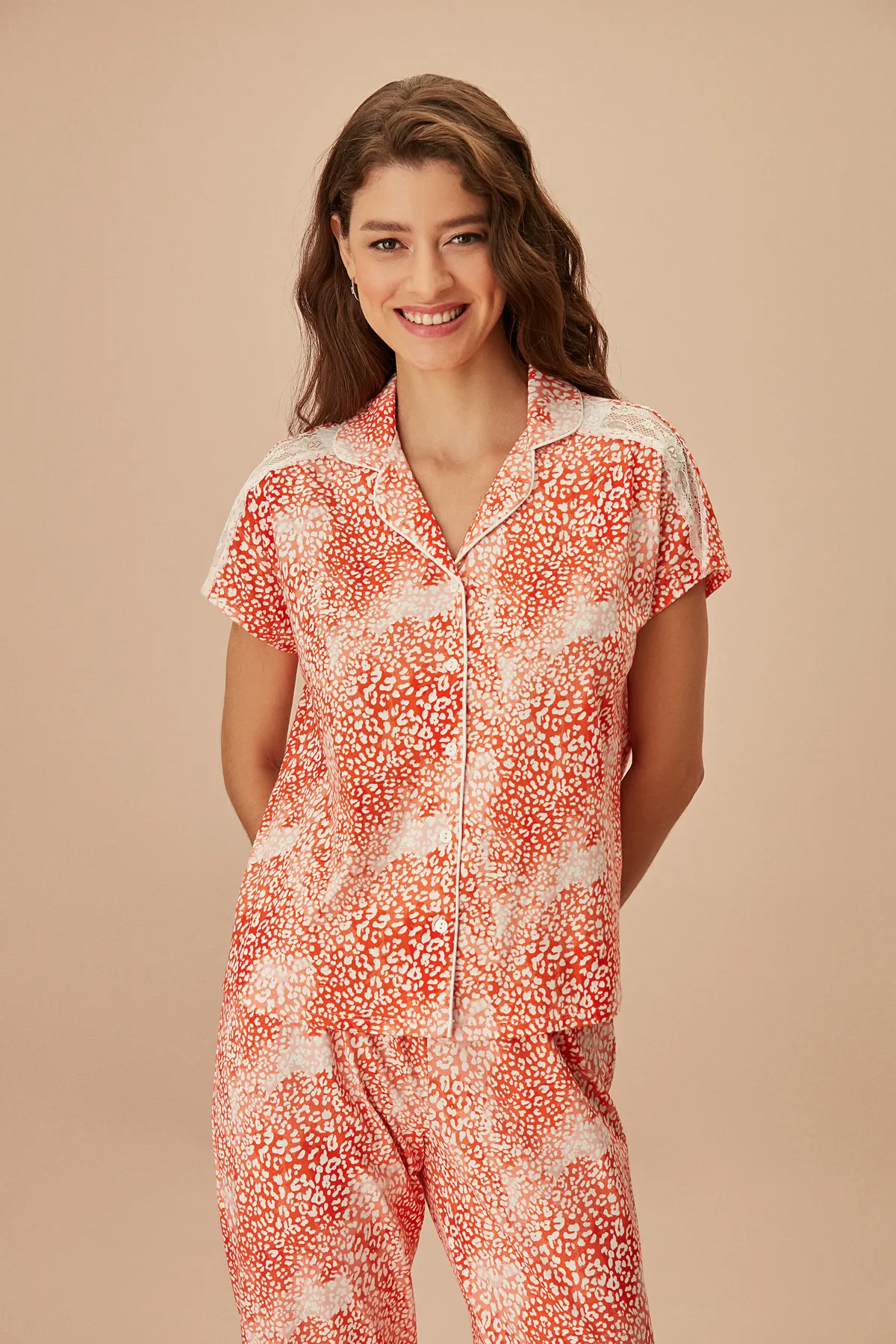 SUWEN  Ocean Maskulines Pyjama-Set