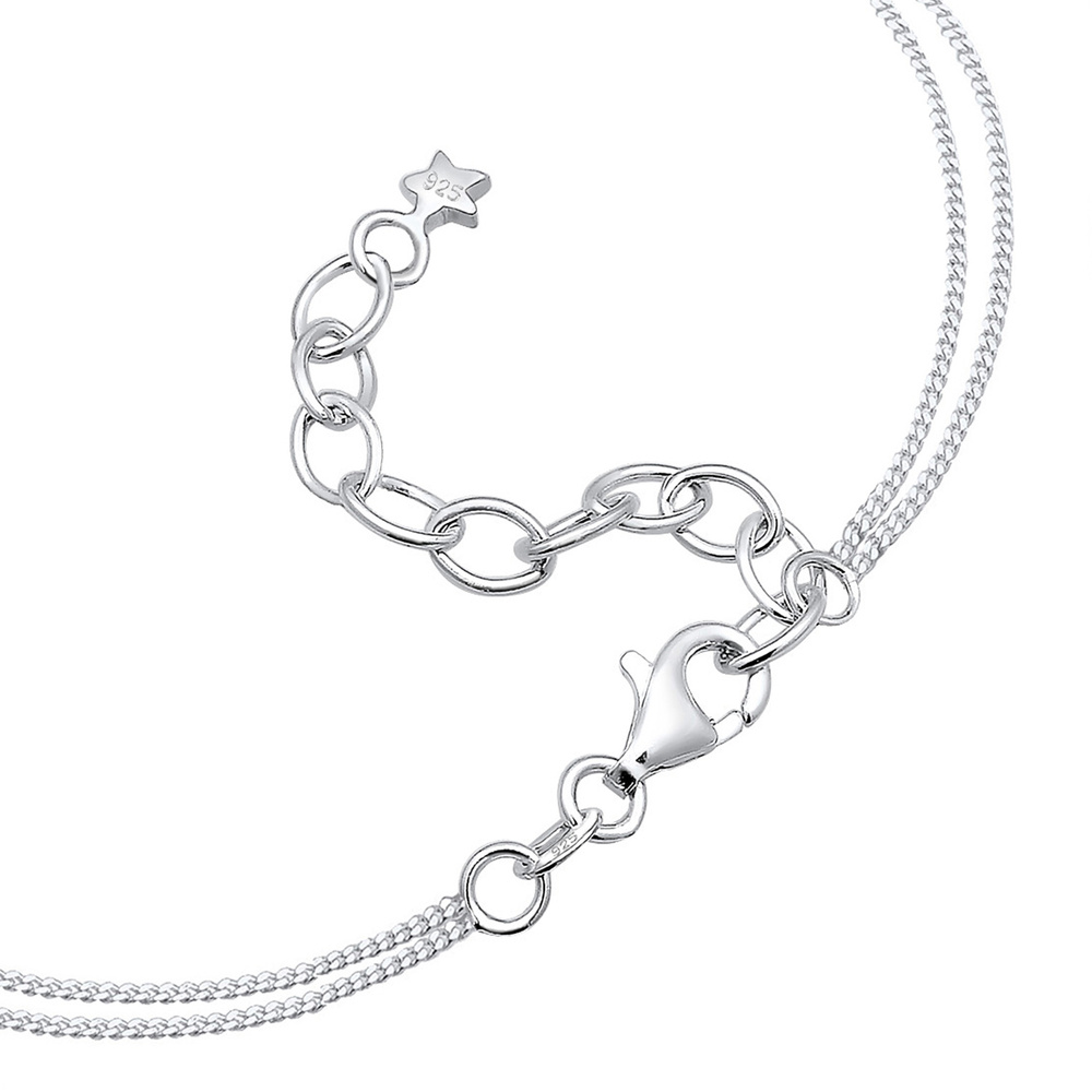 Elli Elli Collier Femmes Choker Couches Astro Demi-Lune Étoiles en Argent Sterling 925 collier