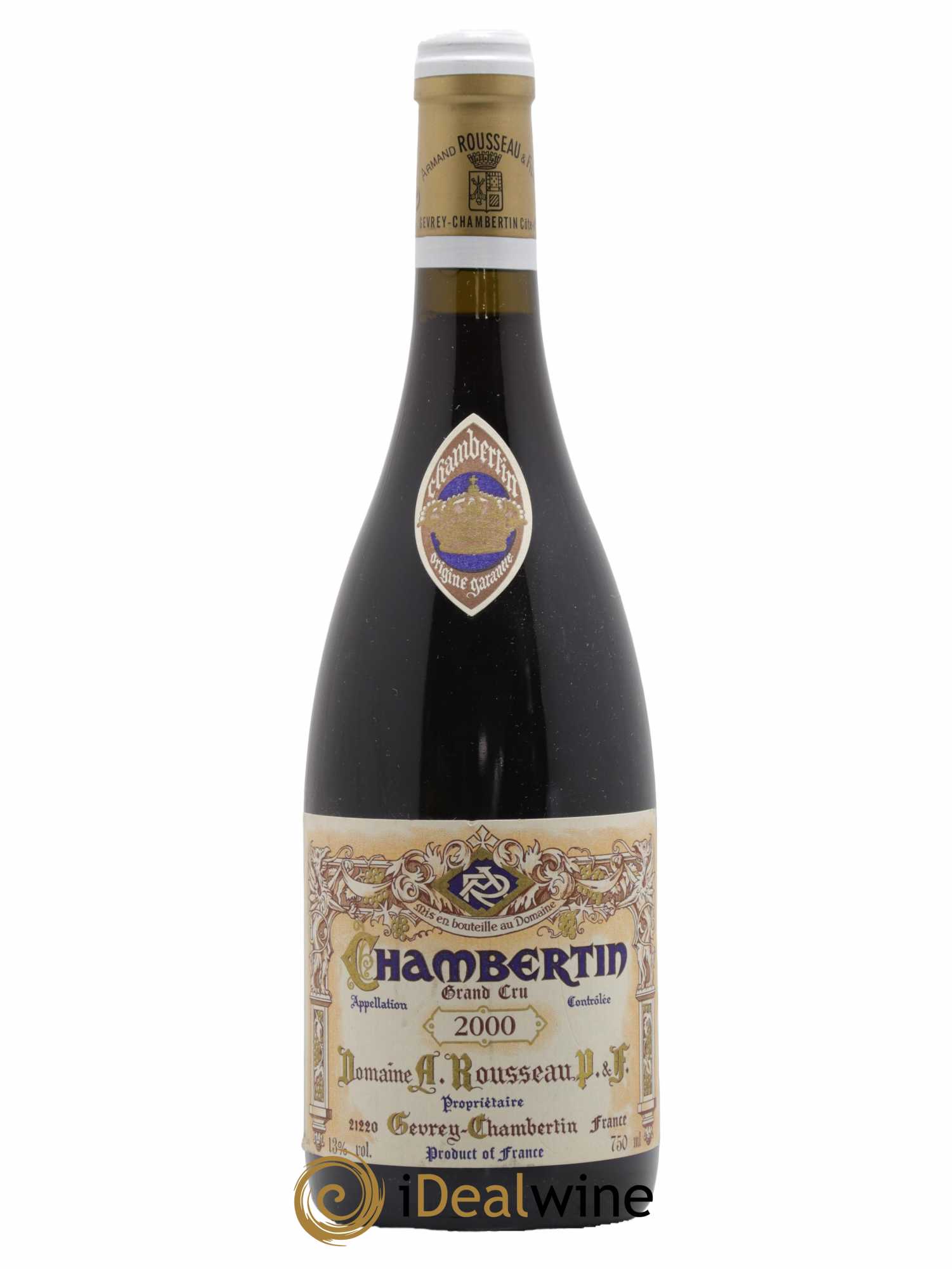 Chambertin Grand Cru Armand Rousseau (Domaine)  2000 - Lot de 1 Bouteille