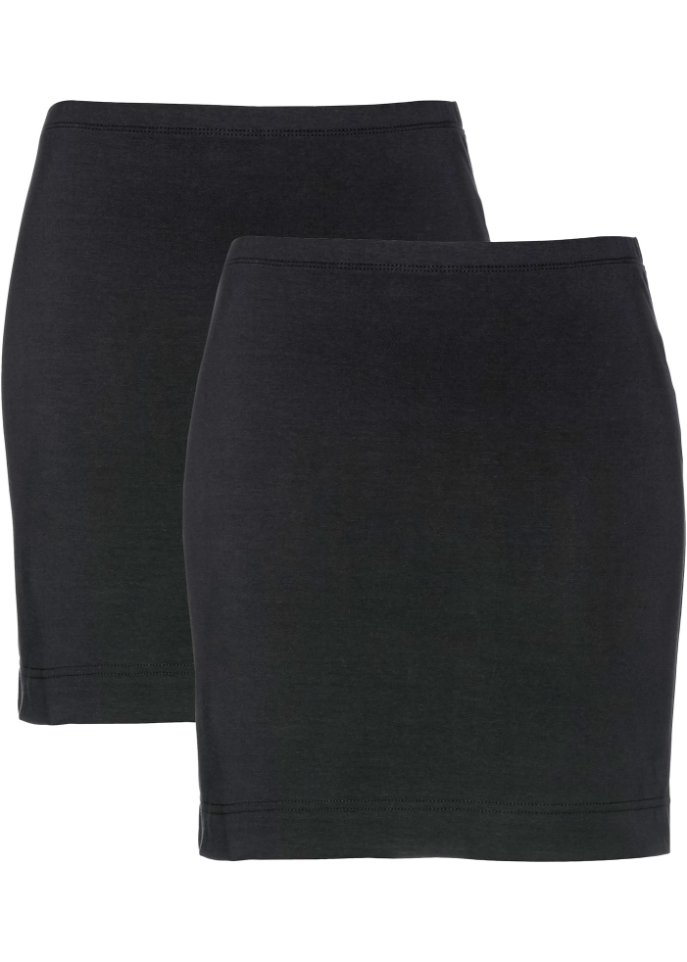 Stretch-Jersey-Rock (2er Pack)