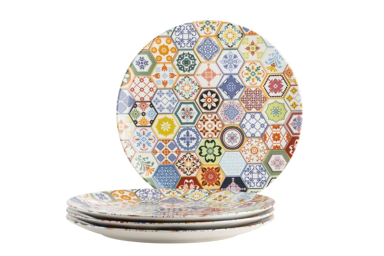 Mäser Serie Amarante, Platzteller-Set für 4 Personen