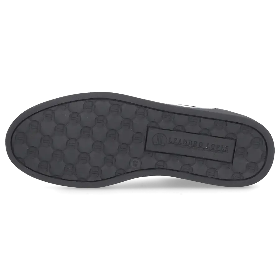 Leandro Lopes - Sneaker low EZIO Kalbsleder - schwarz