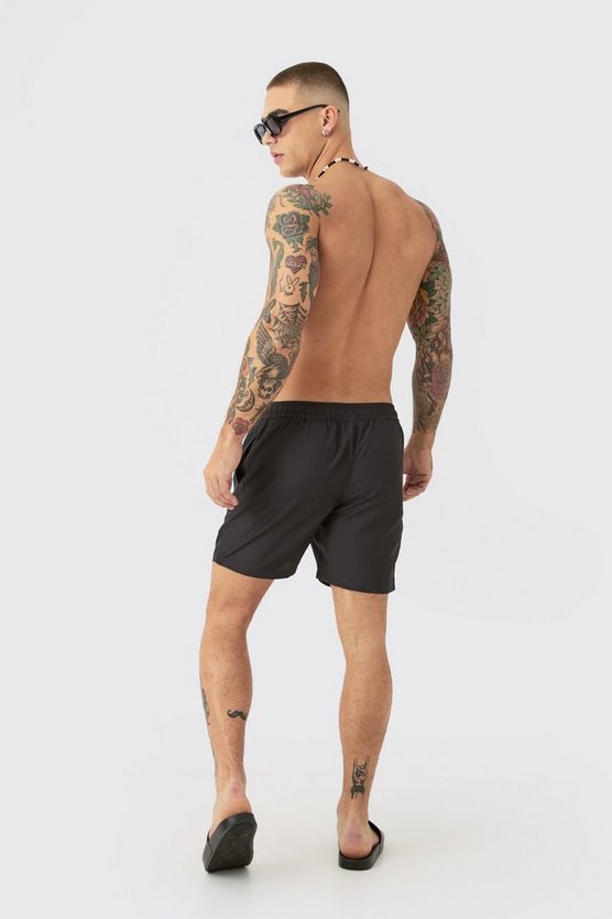 Mittellange Badehose