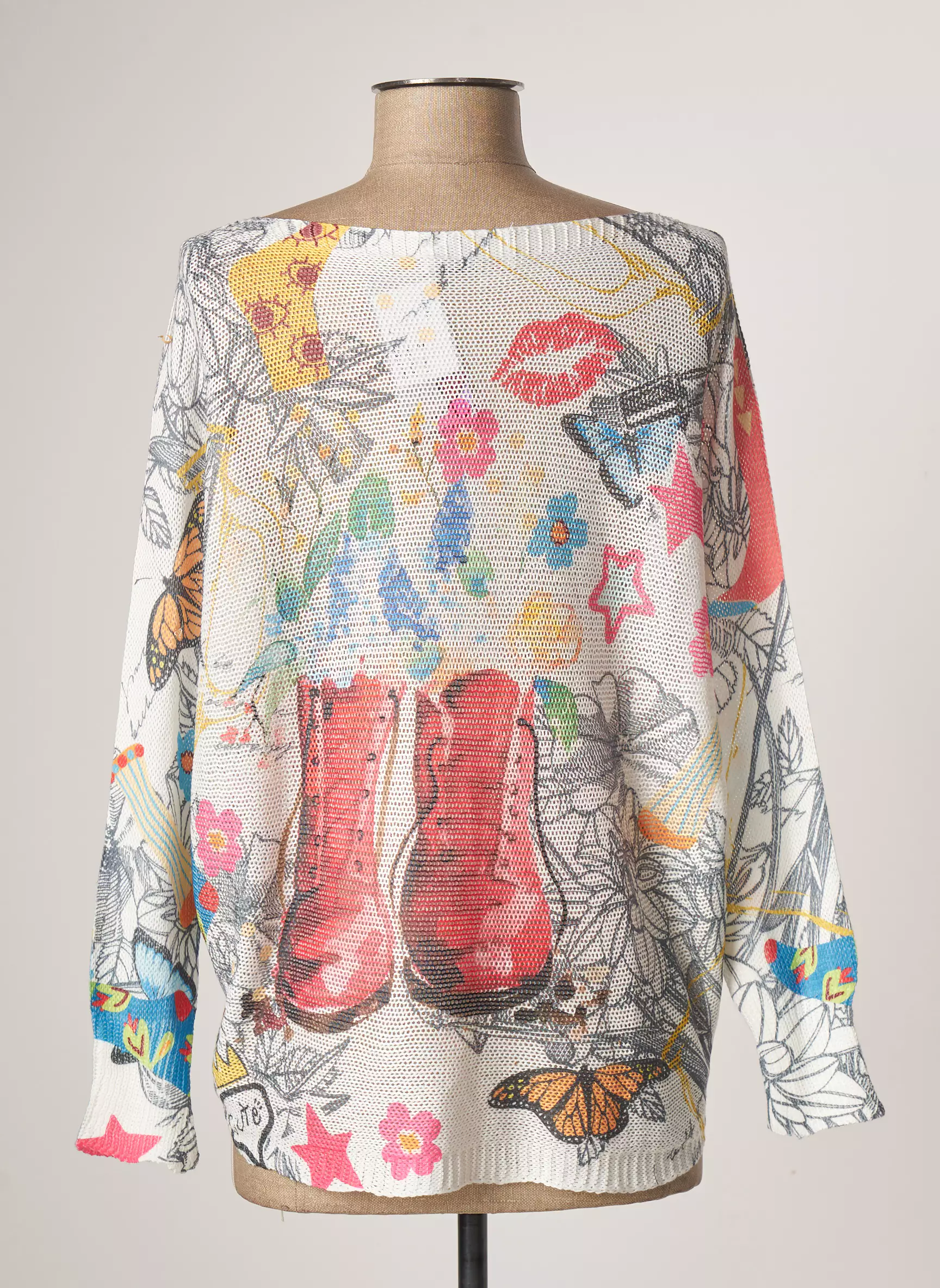 Couleurs Du Temps Pulls Femme couleur blanc