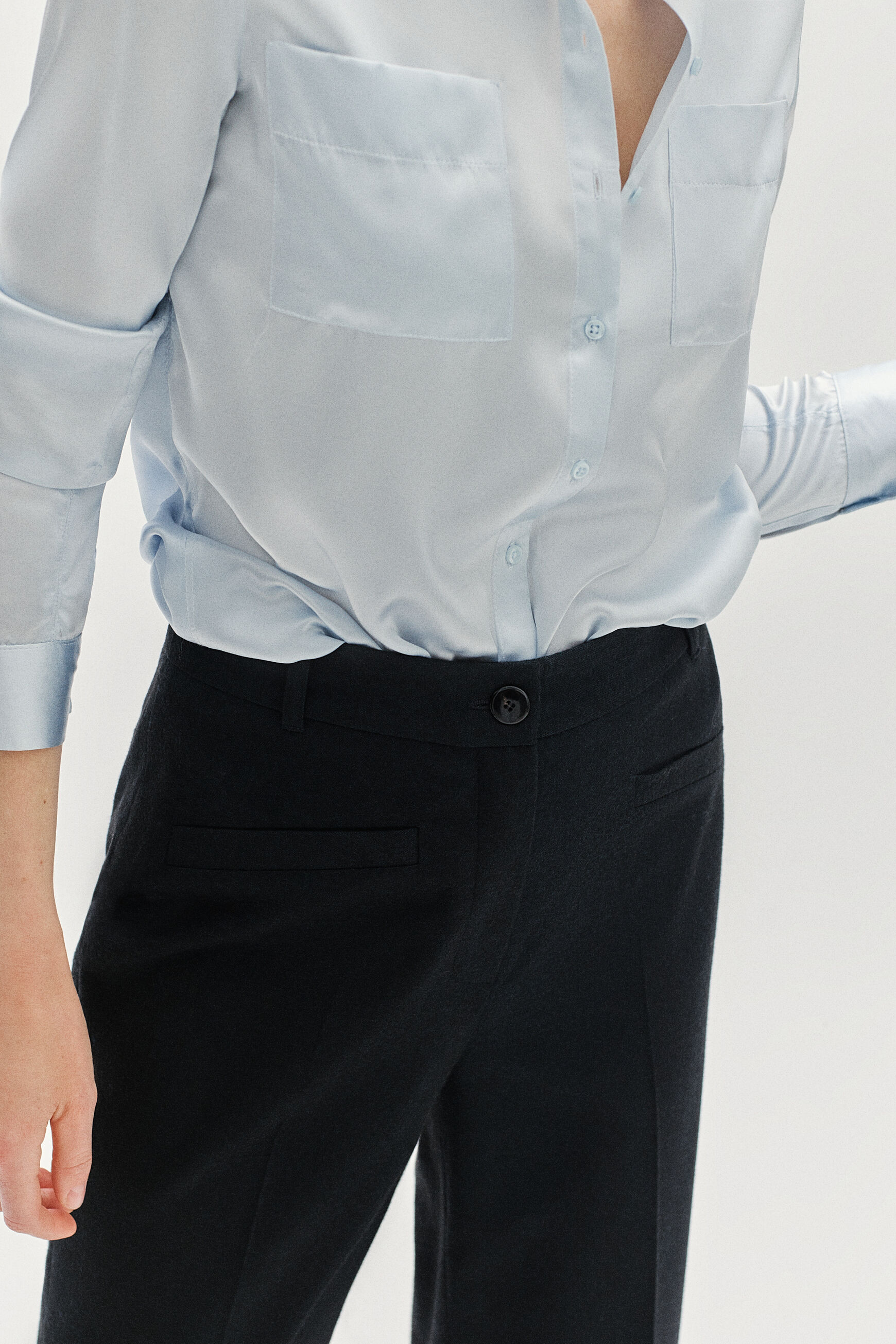 pantalon boris noir femme