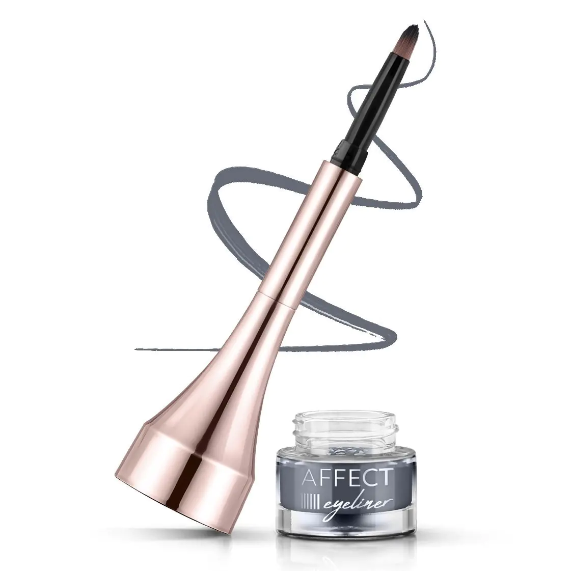 Affect Simple Lines Eyeliner w żelu, Grå