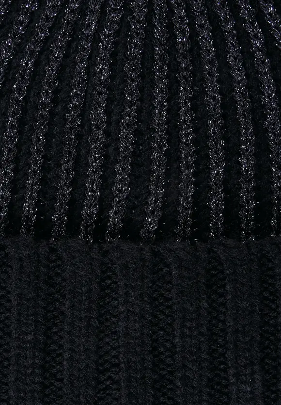 Street One Strickmütze mit Lurexfäden